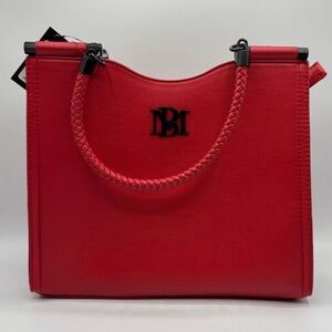 New Badgley Mischka Red Tote Bag